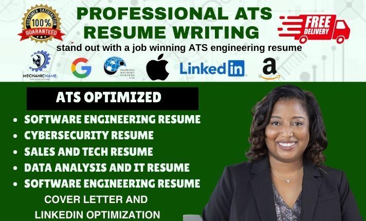 I will write software engineer resume, IT and tech resume, data science resume writing