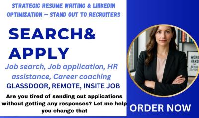 I Will Search and Apply for Your Desired Job