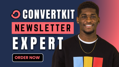 I will setup ConvertKit Design Kit Email Template, ConvertKit Landing Page Kit Automation