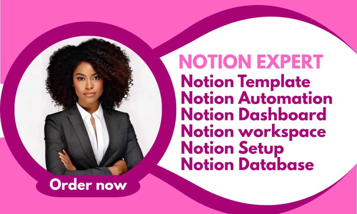 Setup Notion Template | Notion VA | Notion Workspace | Notion Expert | Notion Automation