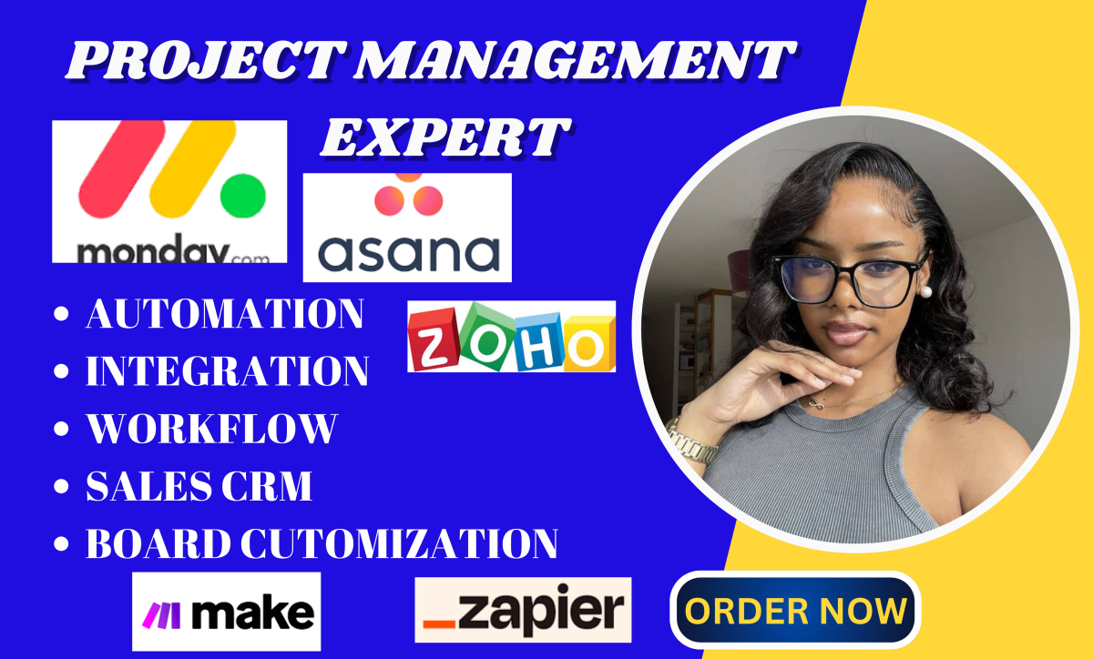 I will set up Monday CRM Project Management with n8n Automation for You