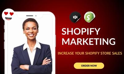 I will do Shopify store marketing, Shopify promotion, Shopify dropshipping marketing