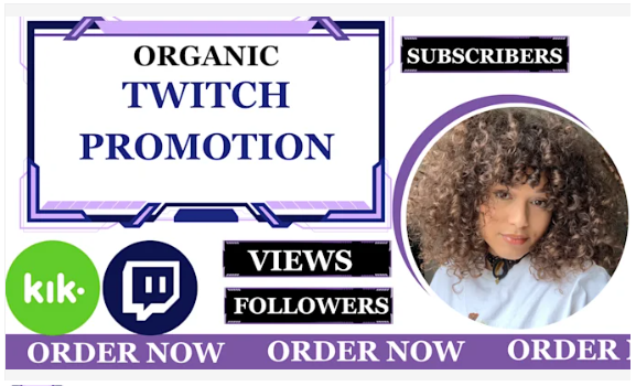 I Will Promote and Bring Live Viewers to Your Twitch Channel Organically