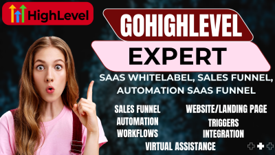 I will setup and manage GoHighLevel website, emails, SMS automation & sales funnel expert