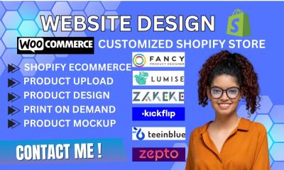 I Will Do Shopify POD 2D & 3D on Customily, Kickflip, Lumise, Zepto, Fancy Product Designer