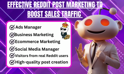 I will do Reddit post management for ecommerce SaaS business IPTV website product link