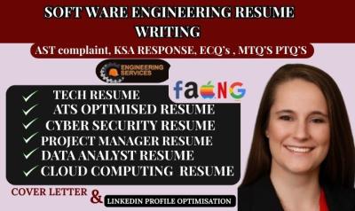 I will write software engineering resume, IT developer tech resumes, federal resume