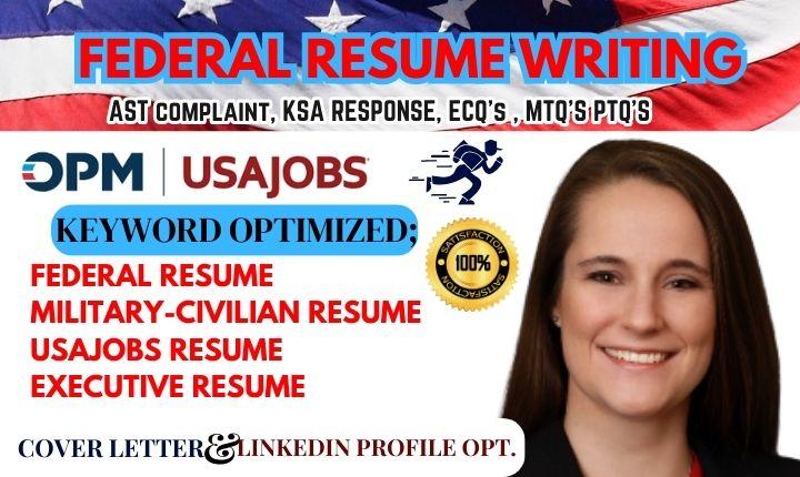 I will write federal resume writing, USAJOBS executive, software engineering resume