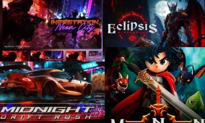 I will steam capsule, game UI, game art, game banner, game poster for game marketing