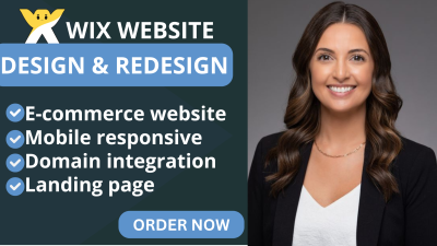 I will do Wix Website Design Redesign Wix Website Wix Online Store