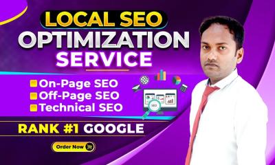 I will local SEO optimization services for your website Google top ranking