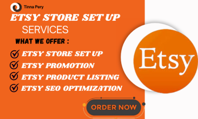 I Will Create Unsuspended Etsy Seller Account, Etsy Account Creation, Setup Etsy Store