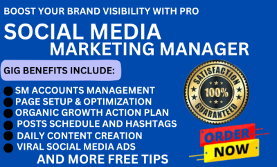 Social Media Manager and Digital Marketing Viral Content Creator