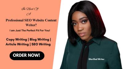 I will be your SEO website content writer for website copywriting