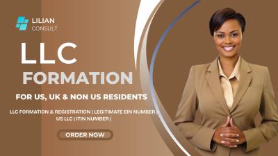 I will do US LLC, UK Ltd Company Formation, Registration, EIN, ITIN Number