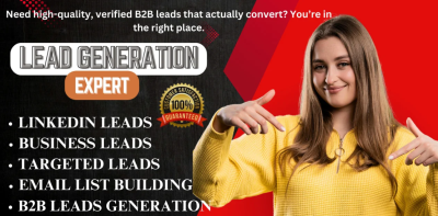 I will provide B2B Lead Generation, LinkedIn Lead Generation, and Email List Building