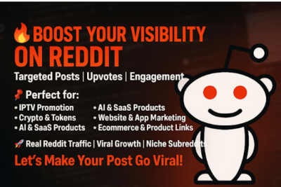 I Will Create Reddit Post for E-commerce Website Crypto App IPTV Business Product SEO