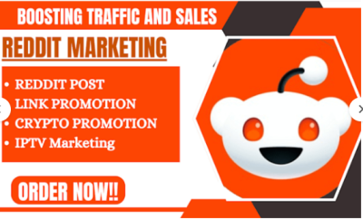 I will create reddit post for ecommerce website crypto app iptv business product seo