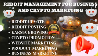 I Will Manage Reddit Posts for Business Website, AI App, IPTV Page, E-commerce Products