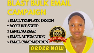 I Will Set Up Email Blast Cold Email Bulk Email Marketing Campaign to Your Target Leads