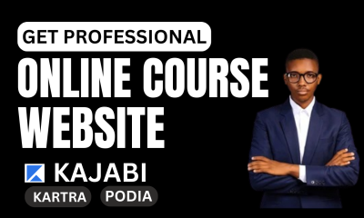 I Will Design ThriveCart School Website, Kartra, Teachable Website, and Podia