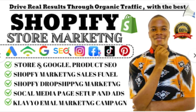 I will promote Shopify store, boost Shopify sales, ads, Shopify marketing for traffic