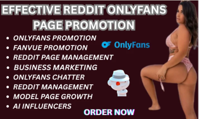 I will OnlyFans Promotion, Model Management, Fanvue & AI Influencer via Reddit