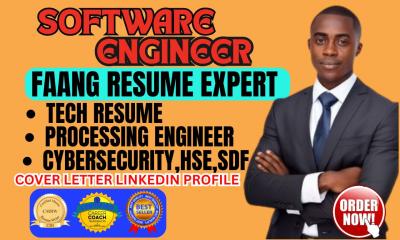 I will craft ATS-friendly Engineering Resume, Software Developer, Cybersecurity, IT & FAANG
