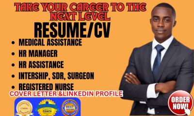 I Will Create or Refine Medical, Healthcare, or Nursing Resumes Optimized for ATS