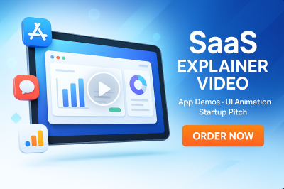 I will create SaaS software demo 3D 2D app explainer video SaaS animation product video