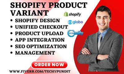 Setup Shopify Product Variants | Avis Globo PC Infinite Optis Zepto Swatch King