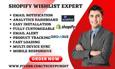 Setup Shopify Wishlist Swym Hulk Gropulse XB MST WC Swish Twixo Wishify Growave