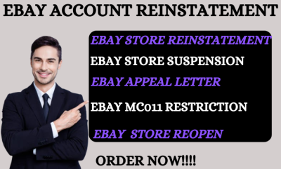 I will reinstate your suspended eBay account, remove MC011, MC999, VERO restriction