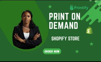 Shopify Print on Demand Printful Printify Shopify Store Design with Gelato