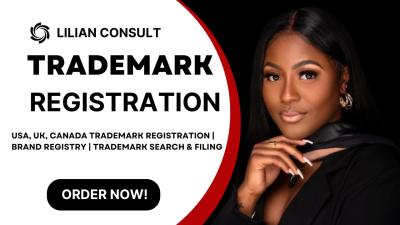 I will help you with your trademark registration USA UK Canada brand name registry