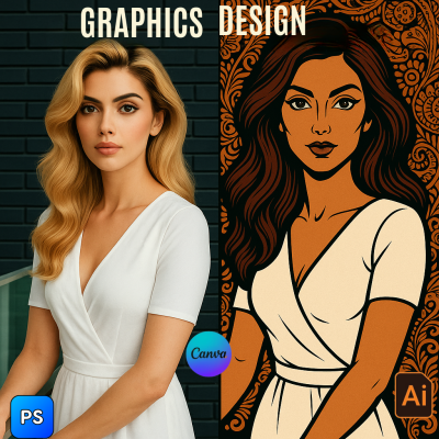Design Custom Social Media Post, Photo Retouching Fast