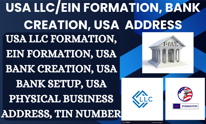 I will create USA business bank account for non USA residents USA physical address