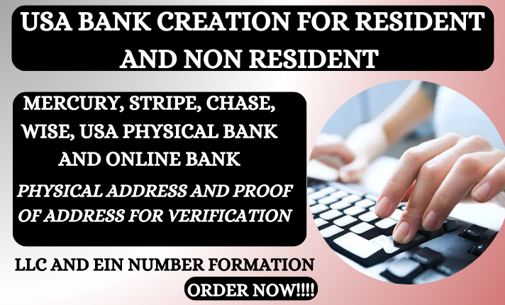 I will create USA bank for any country, get USA physical address and proof of address