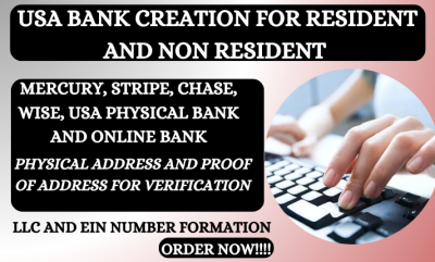 I will create USA bank for any country, get USA physical address and proof of address