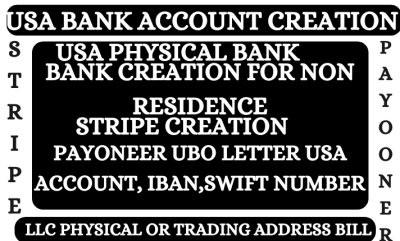 I will create USA business bank, Wise, Payoneer, Stripe, Mercury, for USA LLC owners