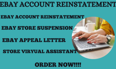I will reinstate your suspended eBay account MC011, MC999, or VERO