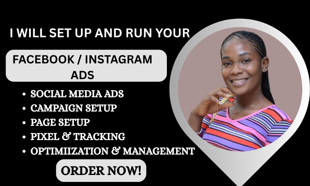 I Will Set Up and Manage Facebook Ads Campaign, Fix Instagram Ads, and Handle Marketing
