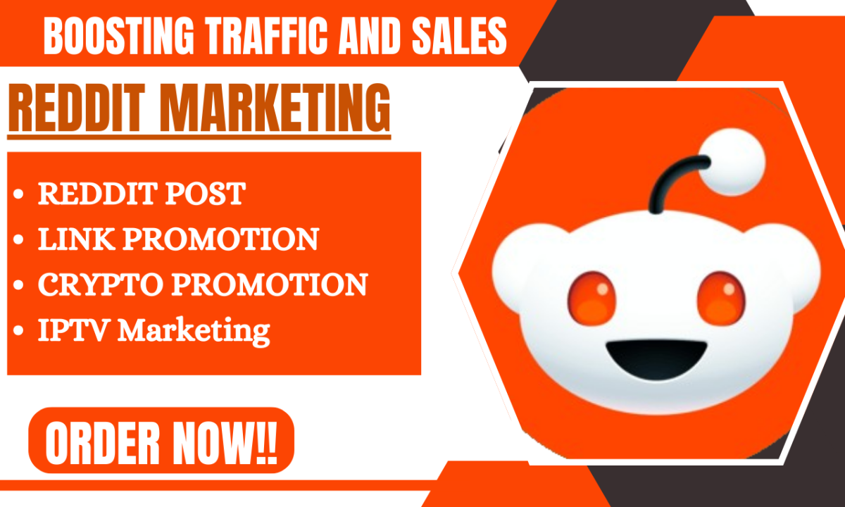 I Will Create Reddit Post for E-commerce Website Crypto App IPTV Business Product SEO