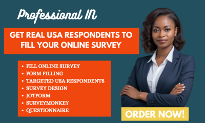 I Will Fill Online Survey Google Forms SurveyMonkey for Over 2000 USA Respondents