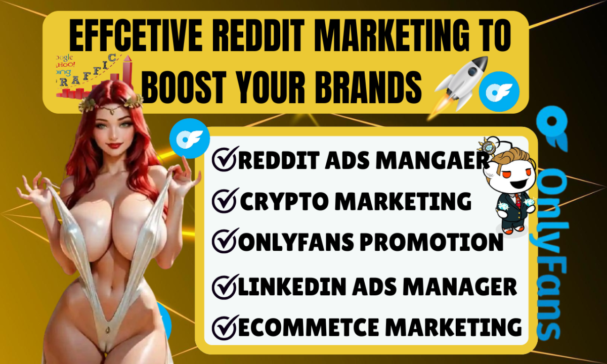 I will do Reddit promotion for Patreon page, Fansly, OnlyFans web to gain USA audience