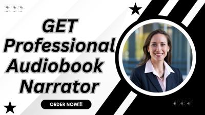 I will be your audiobook narrator with professional ai voiceover narration