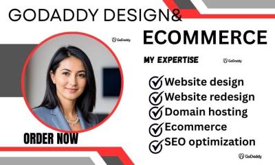 I Will GoDaddy Design Website Development Ecommerce SEO