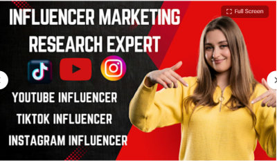 I will source the best Instagram influencer list for your niche, find influencer