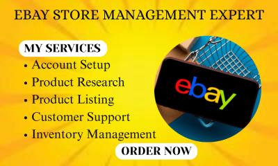 Do eBay Account Creation, eBay Store Setup & Product Listings | eBay Seller Account