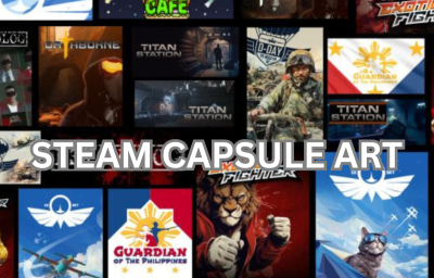 I will do Steam Capsule Art, Steam Art, Steam Capsule Header Banner